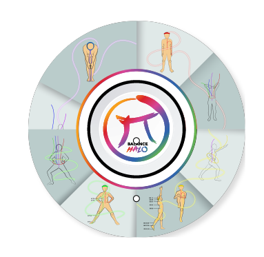 Balance-Halo in Blau ‚Leicht‘ 